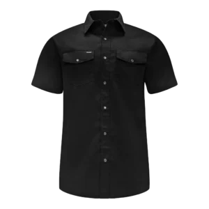 Men’s Plus Size Classic Stretch Short Sleeve Work Shirt